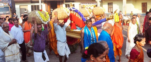 Pre-Paryaya ritual Akki Muhurtha  4